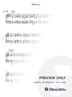 bad guy - Intermediate