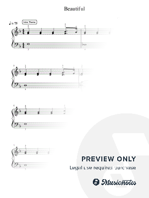 Beautiful - Pre-Advanced