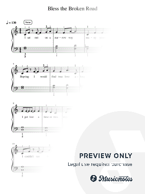 Bless the Broken Road - Intermediate