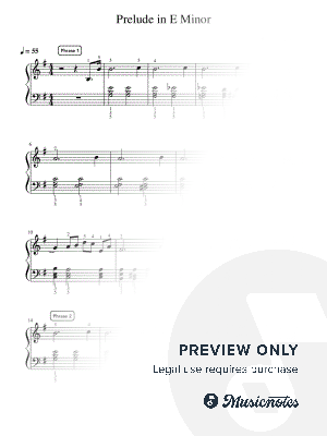 Prelude in E Minor - Pre-Advanced