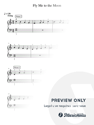 Fly Me to the Moon - Essentials by Simply Piano - Sheet Music