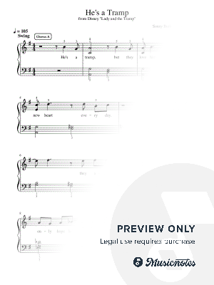 He's a Tramp - Pre-Advanced