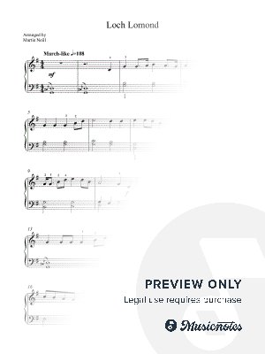 Loch Lomond by Martin Neill - Sheet Music