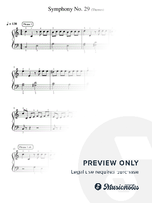 Symphony No. 29 (Themes) - Pre-Advanced