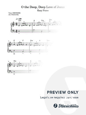 O the Deep, Deep Love of Jesus [Quick Learn Solo - Beginner] (Ebenezer) by Noteworthy - Sheet Music
