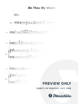 Be Thou My Vision (Cello solo and Piano)