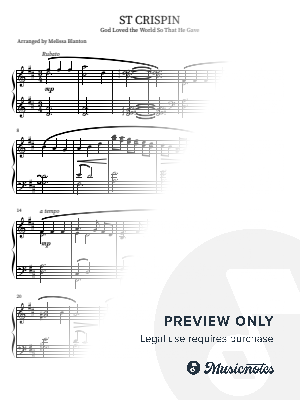 ST CRISPIN * God Loved the World So That He Gave