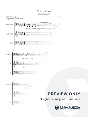 Your Man by Thomas Degan - Sheet Music