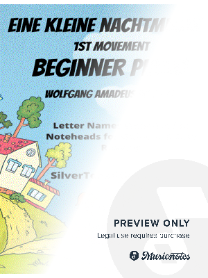 Eine Kleine Nachtmusik 1st Mvt Beginner Piano Sheet Music