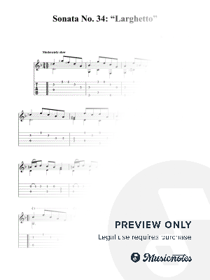 Sonata No. 34: “Larghetto”