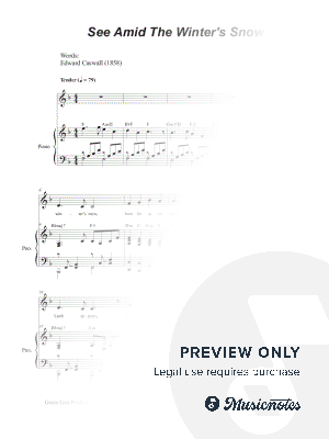 See Amid The Winter's Snow (Vocal solo)