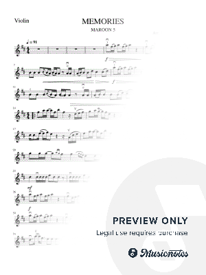 Memories - Violin Solo