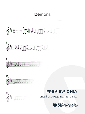 Demons by Imagine Dragons (EASY VIOLIN WITH TUTORIAL VIDEO)