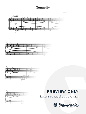 Tenacity by Beverly Spahr - Sheet Music