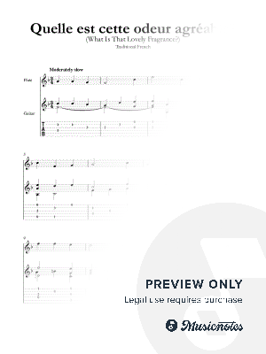 Quelle est cette odeur agre´able? (What Is That Lovely Fragrance?)