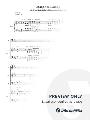 Joseph's Lullaby (Vocal Trio - (SAB) by Stephen DeCesare - Sheet Music