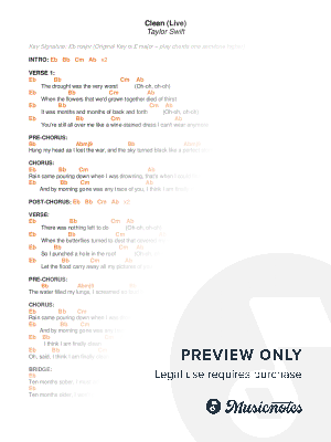 Clean (Live Piano Version)