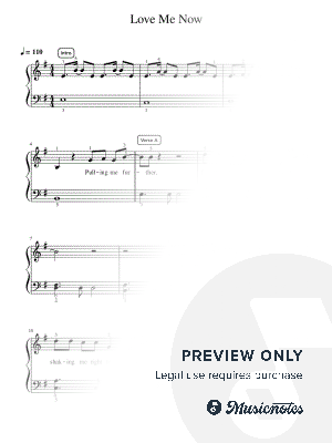 Love Me Now - Pre-Advanced by Simply Piano - Sheet Music