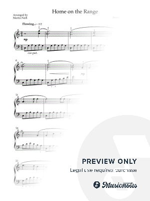 Home on the Range by Martin Neill - Sheet Music