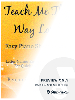 Teach Me Thy Way O Lord Easy Piano Sheet Music