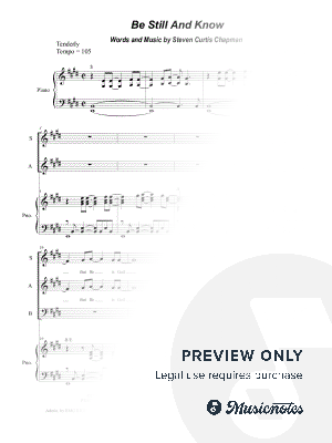 Be Still and Know (SAB)