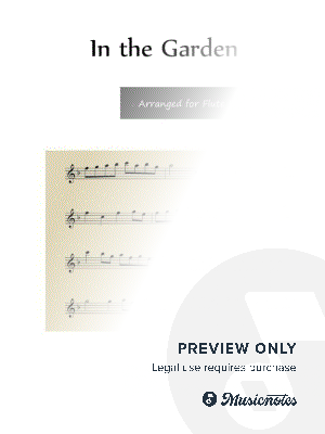 In the Garden - Flute Duet with Guitar Chords by Lynette Auberjeunois - Sheet Music