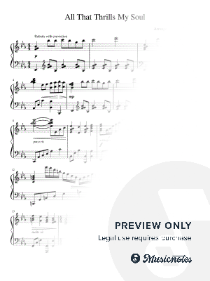 All That Thrills My Soul by Phoebe Lepage  - Sheet Music