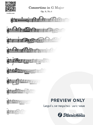 Concertino in G Major op.8 no 4 Adolf Huber