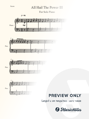 All Hail The Power Of Jesus' Name by Keith James - Sheet Music