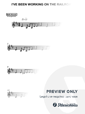 I've Been Working on the Railroad - violin