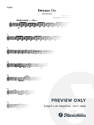 Dream On by Sheet Music Boss - Sheet Music