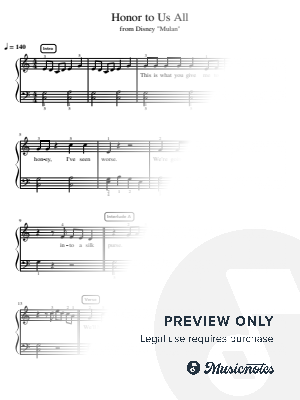 Honor To Us All - Pre-Advanced