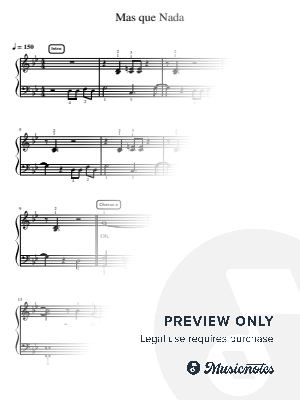 Mas Que Nada - Pre-Advanced by Simply Piano - Sheet Music