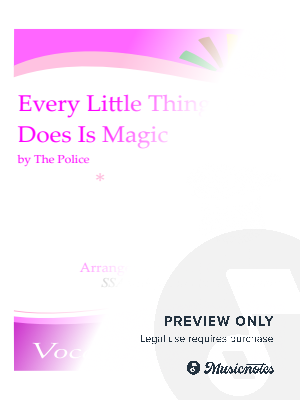 Every Little Thing She Does Is Magic - SSA with piano