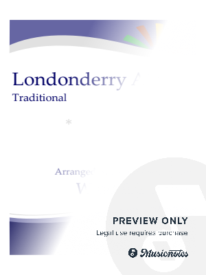 Londonderry Air (Danny Boy) - wind nonet / wind ensemble by Austin Ralphson - Sheet Music