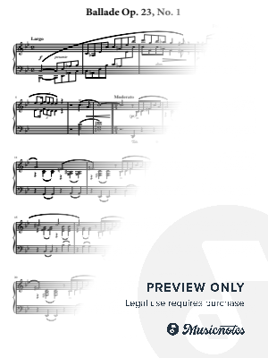 Ballade Op. 23, No. 1 - Frédéric Chopin
