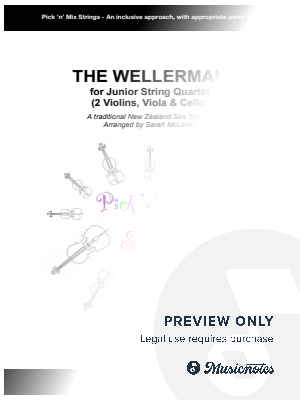 The Wellerman - for Junior String Quartet