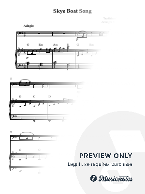 Skye Boat Song by Kaiserin Rebecca - Sheet Music