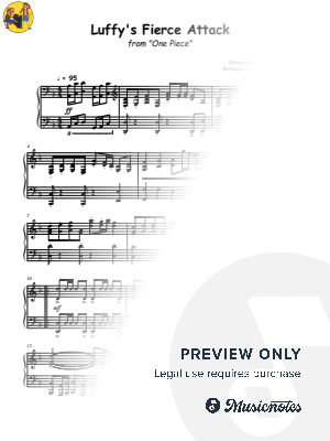 Luffy's Fierce Attack (from "One Piece")