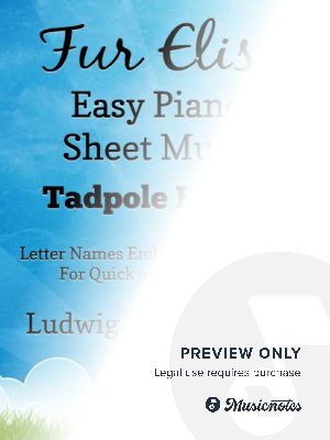 Fur Elise Easy Piano Sheet Music 2nd Edition