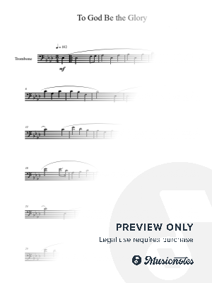  To God Be the Glory (Trombone Solo)