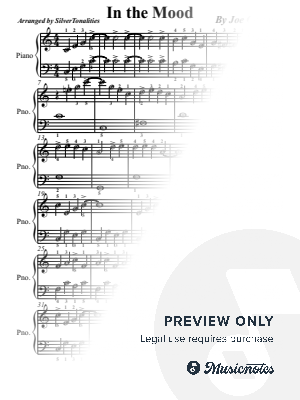 In the Mood Easy Piano