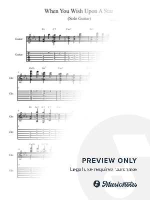 When You Wish Upon A Star by Tsuyoshi Ichikawa - Sheet Music