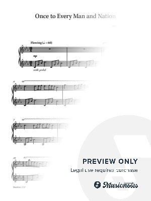 Once to Every Man and Nation (EBENEZER) - new age piano