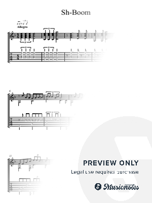 The Chords - Sh-Boom by Mykola - Sheet Music