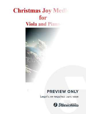 Christmas Joy Medley ( Viola and Piano Score & Parts)