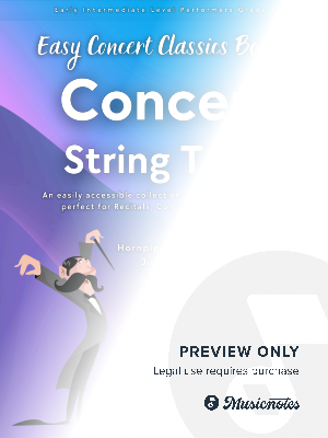 Easy Concert Classics Book 2 (String Trio) by Paul Barker Music - Sheet Music