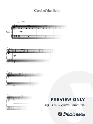 Carol of the Bells (Piano Solo)