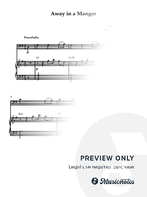 Away in a Manger by Kaiserin Rebecca - Sheet Music