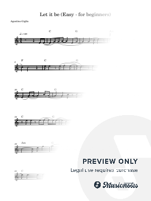 Let It Be - The Beatles (Leadsheet)